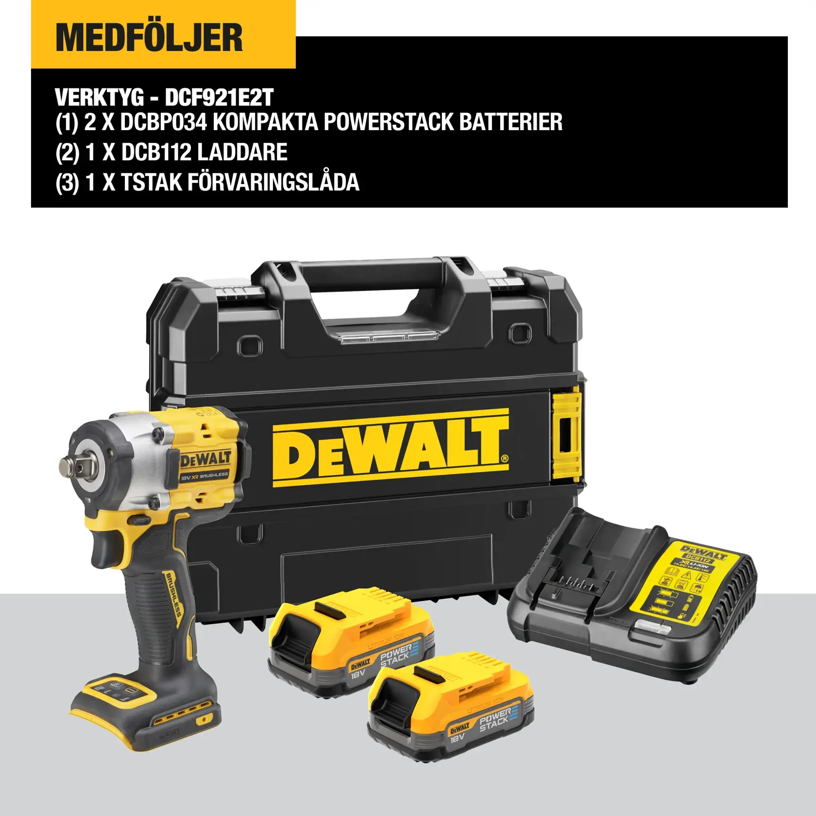Eine Person mit Schutzausrüstung verwendet einen kabellosen DEWALT Schlagschrauber (Modell DCF921E2T), um an großen roten Industrierohrleitungen in einem Innenbereich zu arbeiten. Das Gesicht der Person ist unscharf dargestellt.