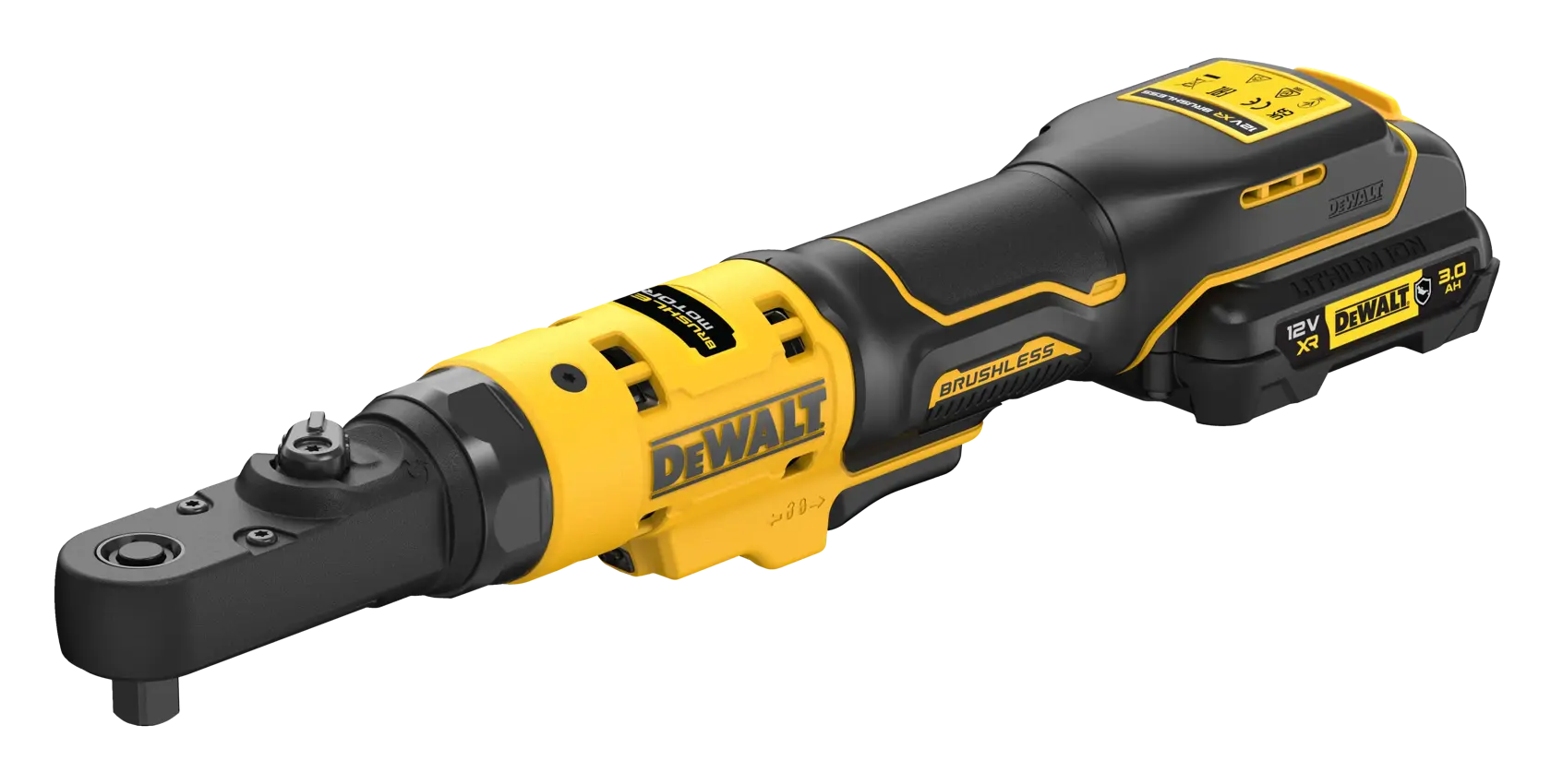 12V XR Kolbortsfri 3/8 och 1/4 tum Spärrnyckel - 2 x 3AH G-klass