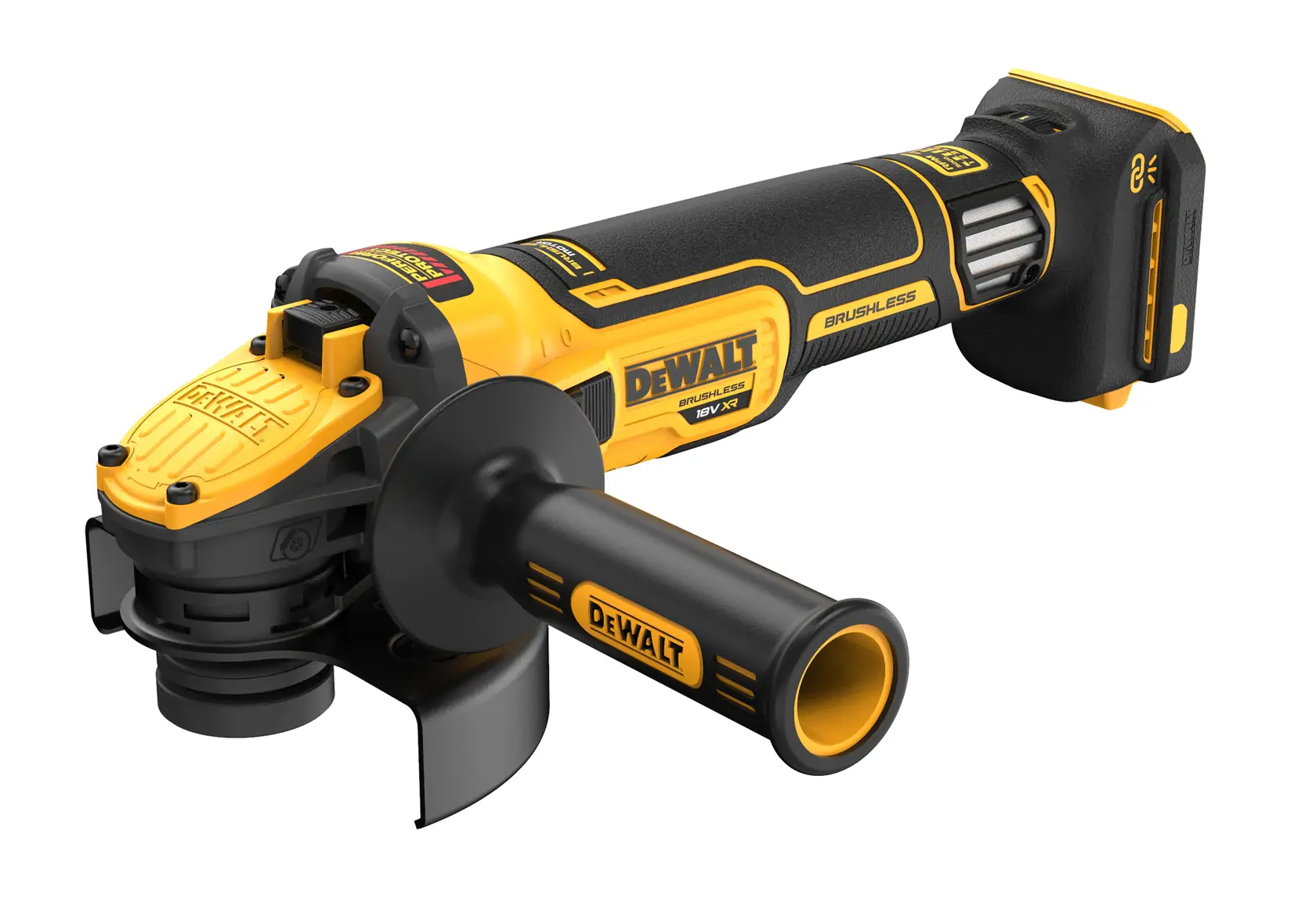 18V XR Pack ID 125mm Vinkelslip utan batteri och laddare