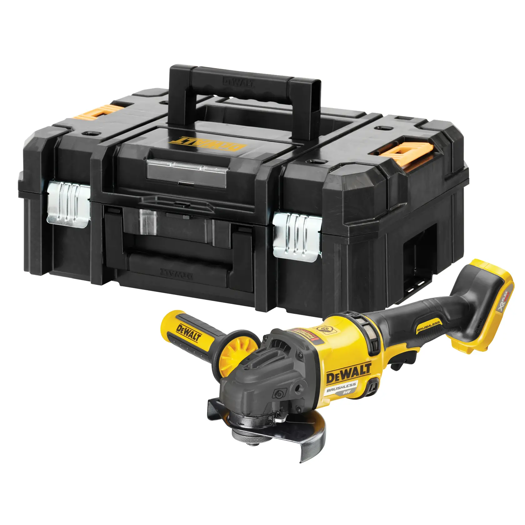 54V XR FLEXVOLT 125mm vinkelslip - utan batteri
