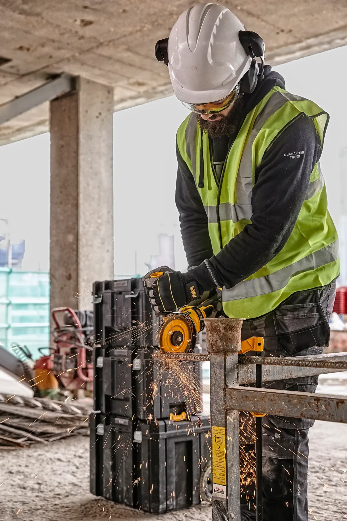 54V XR FLEXVOLT 125mm vinkelslip - utan batteri