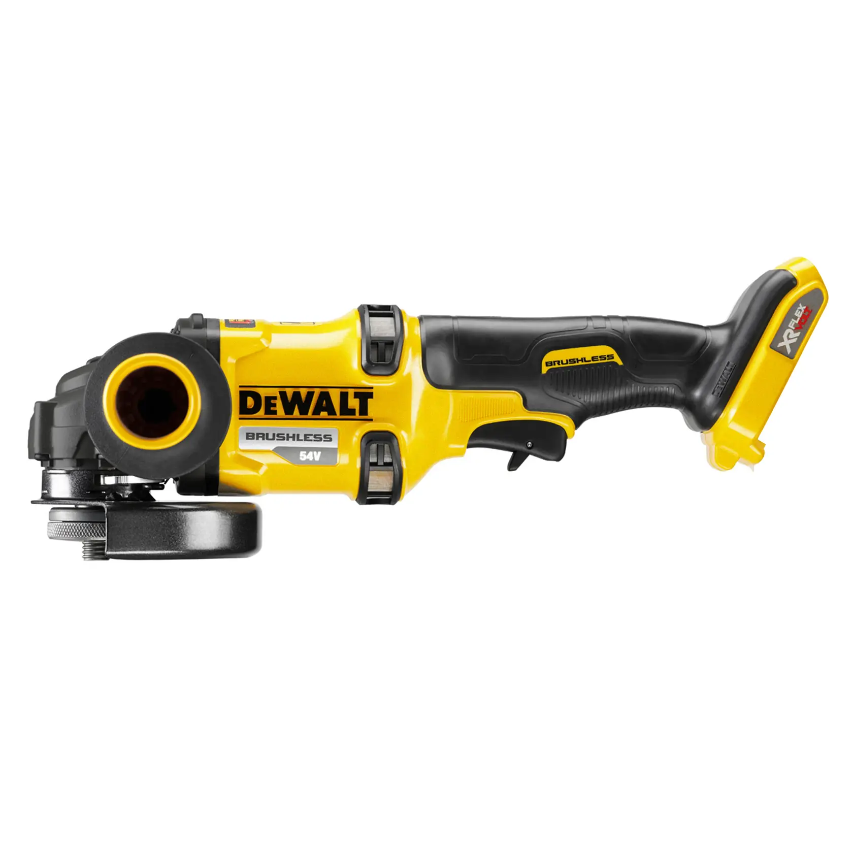 54V XR FLEXVOLT 125mm vinkelslip - utan batteri