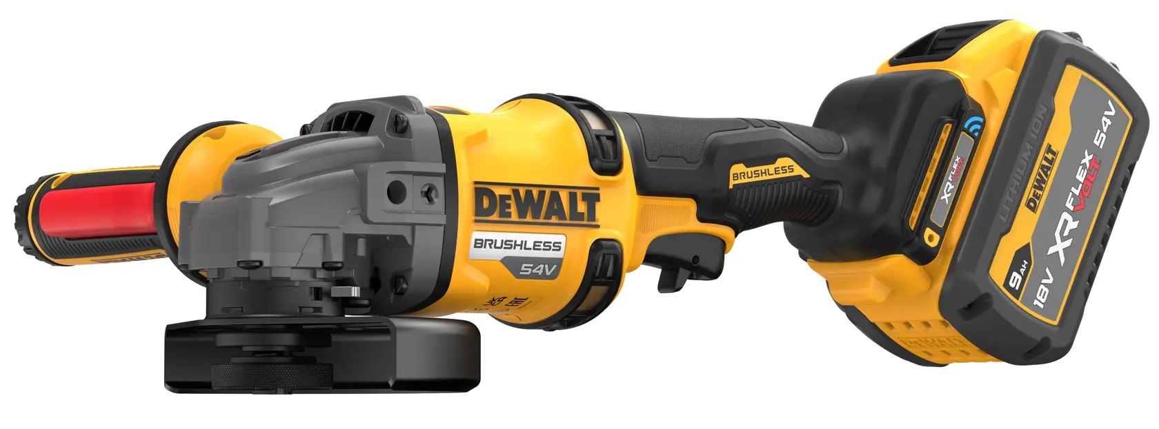 54V XR FLEXVOLT 125mm Vinkelslip med 2x9.0Ah