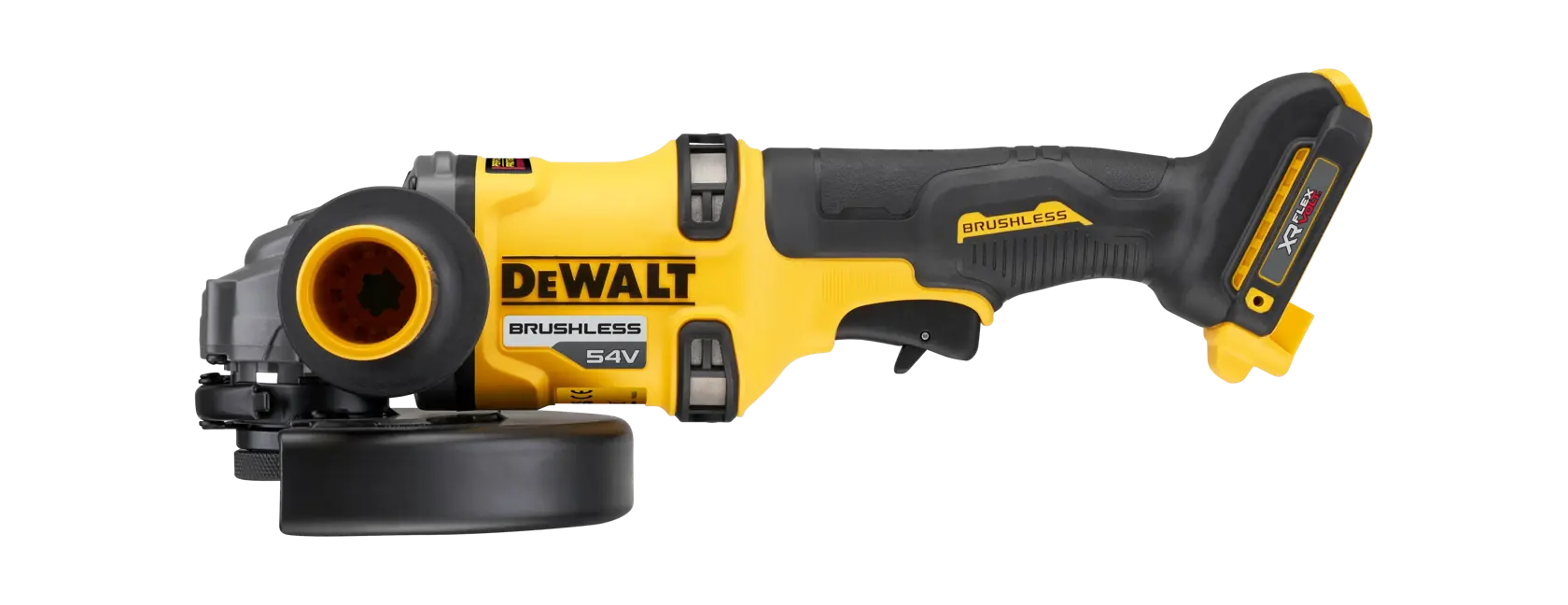 54V XR FLEXVOLT 180mm Vinkelslip utan batteri och laddare