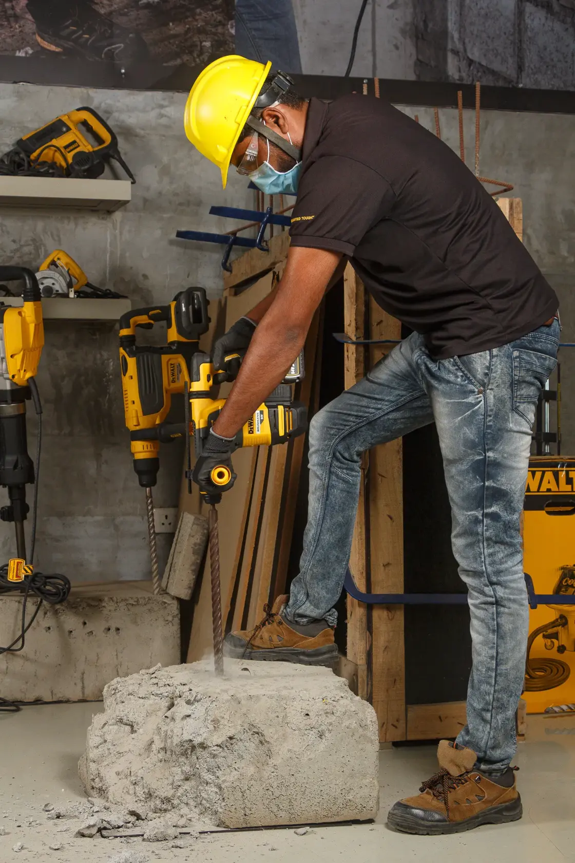54V XR FLEXVOLT SDS+ Borrhammare 3-läges (utan batteri) i TSTAK