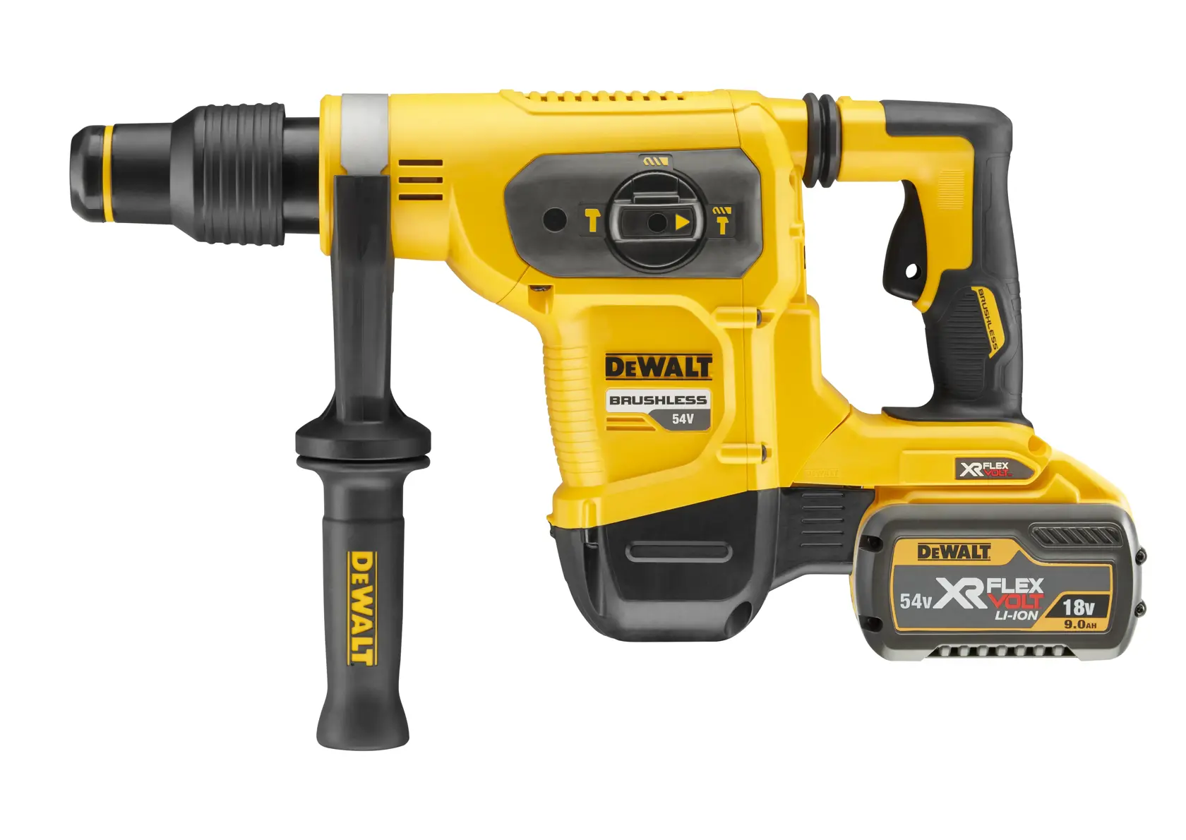 54V XR FLEXVOLT 2x9,0Ah kolborstfri 3-läges SDS-MAX borrhammare