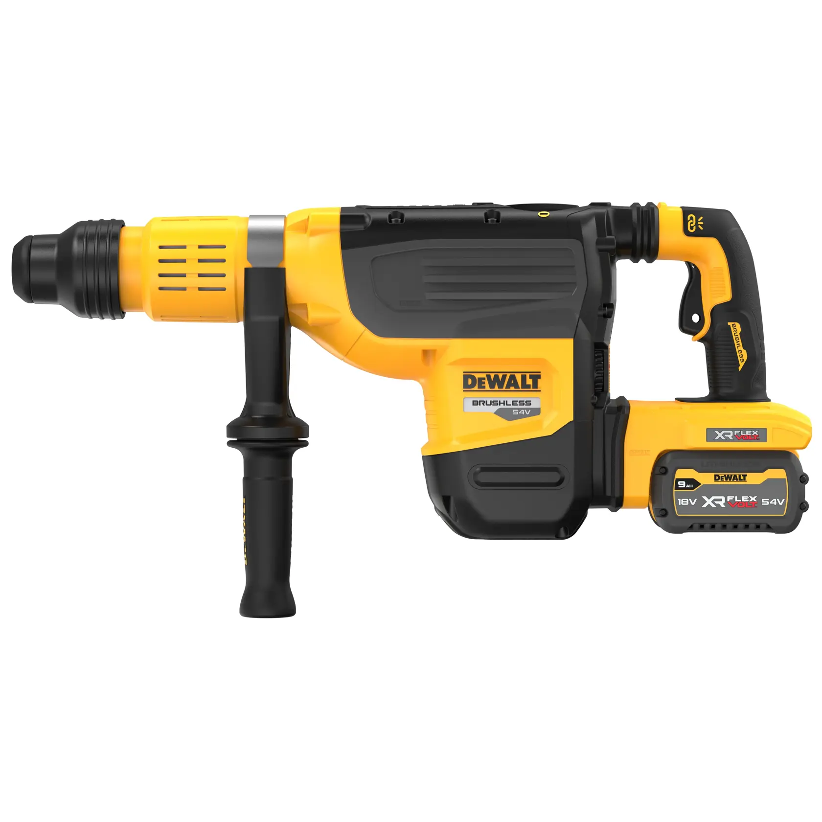54V XR FLEXVOLT 52 mm SDS-Max borrhammare - 2 x 12 Ah