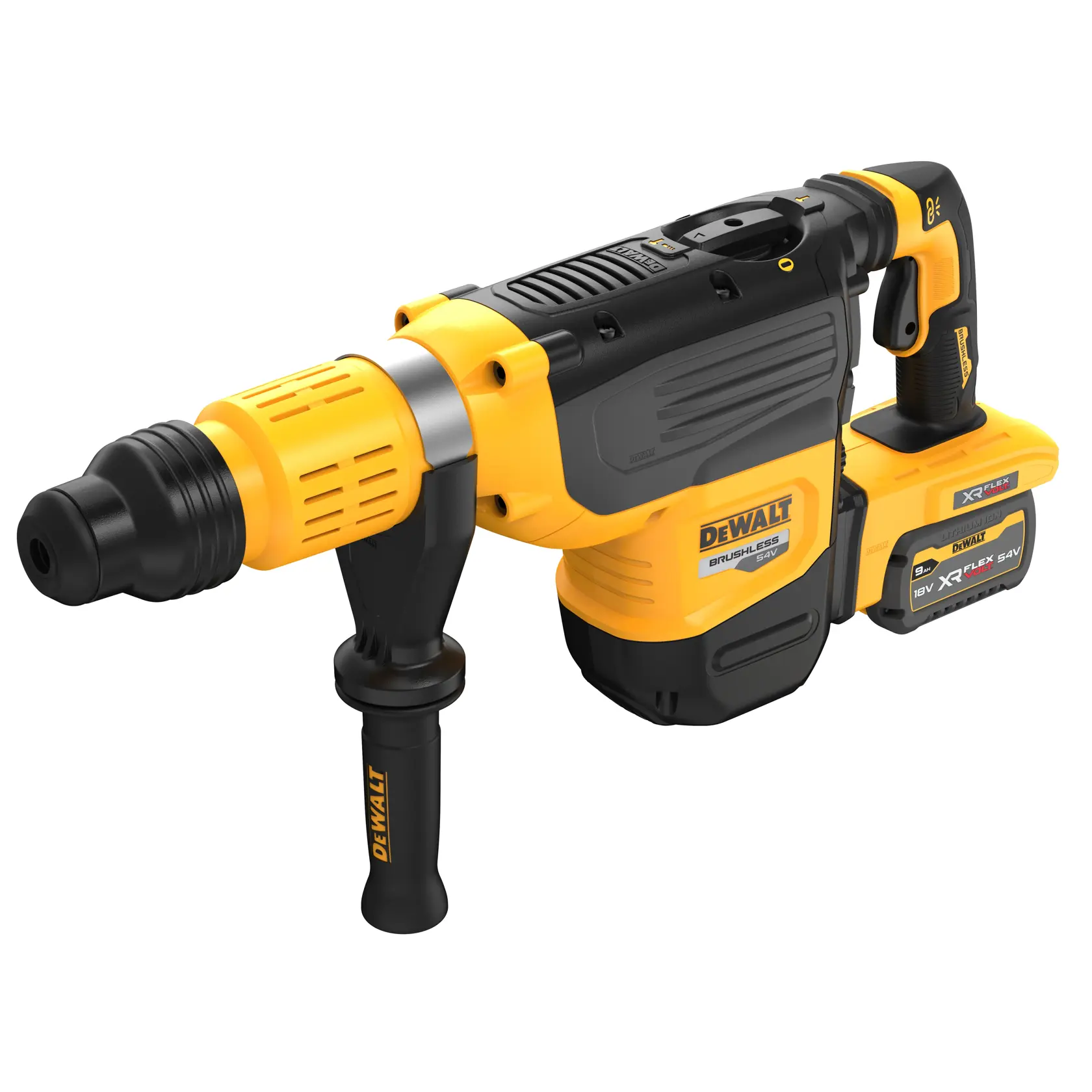 54V XR FLEXVOLT 52 mm SDS-Max borrhammare - 2 x 12 Ah