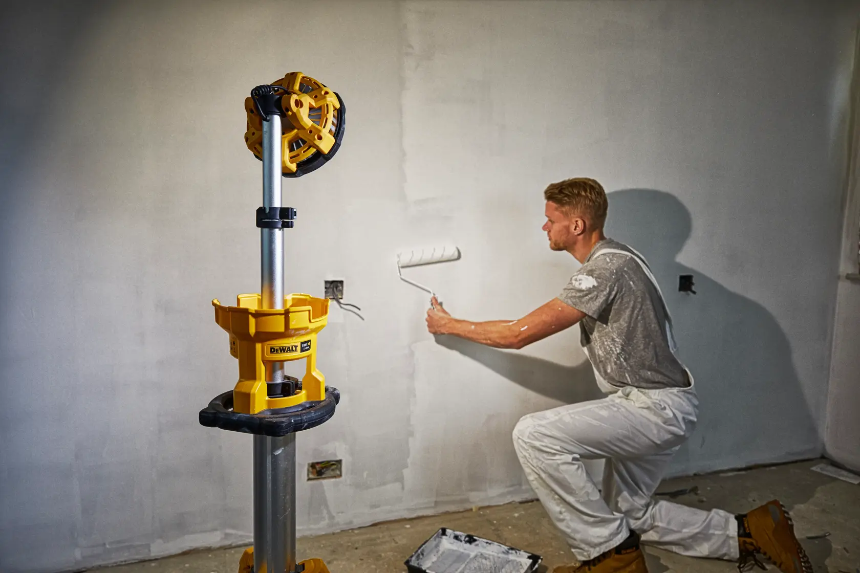 18v XR tripod led arbetsbelysning på stativ