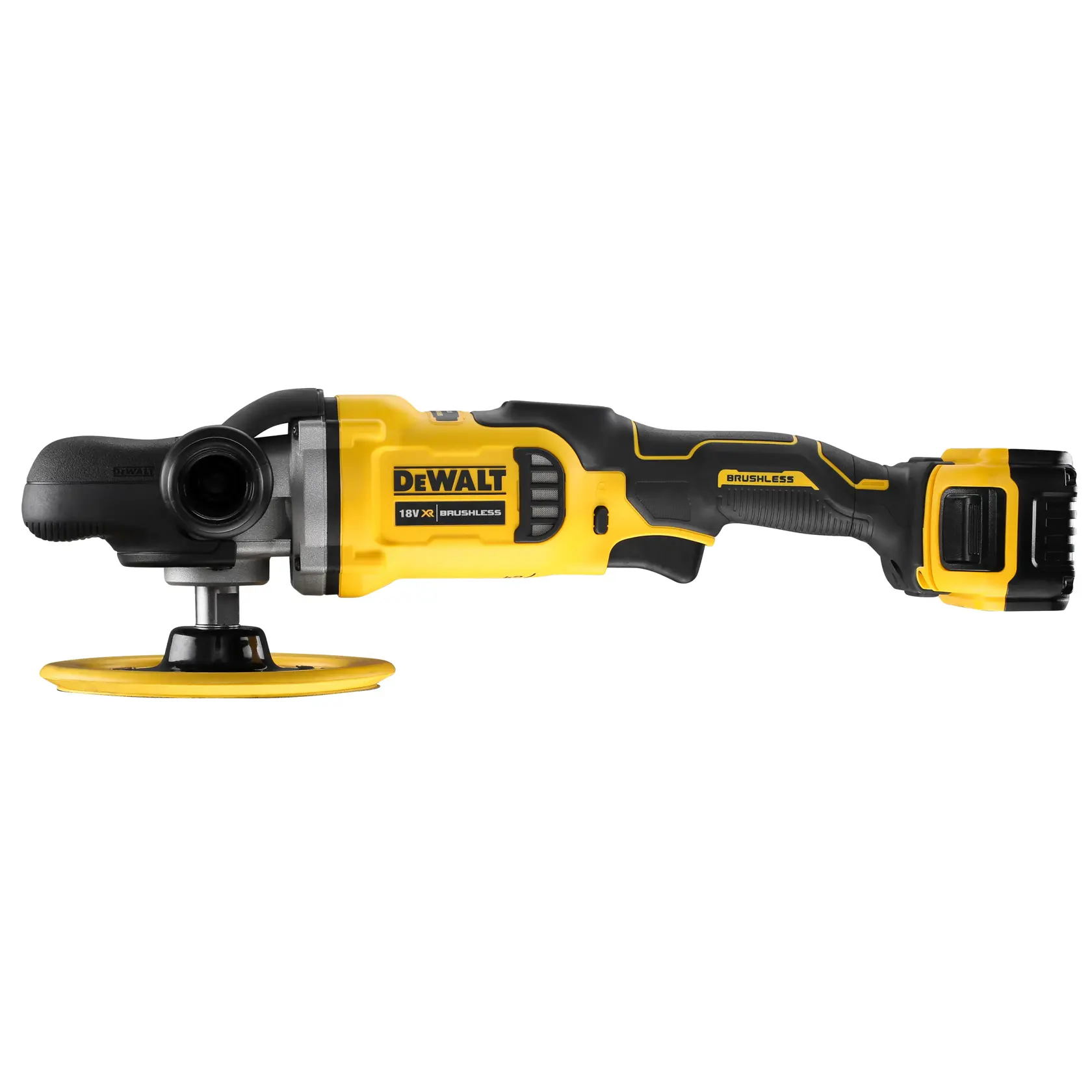 Polermaskin 18V 2x 5Ah, 180 mm roterande