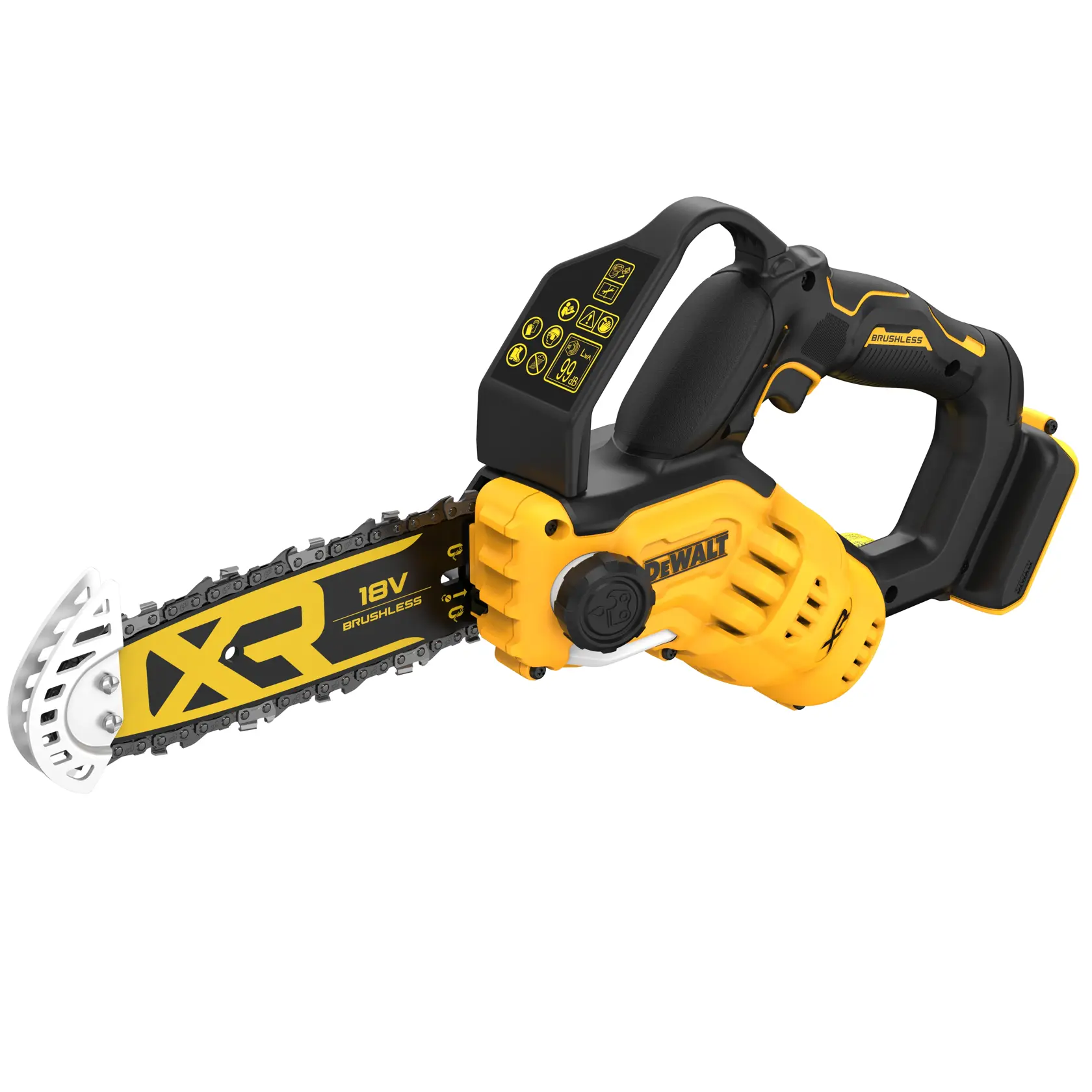 18V XR 20cm Grensåg utan batteri & laddare