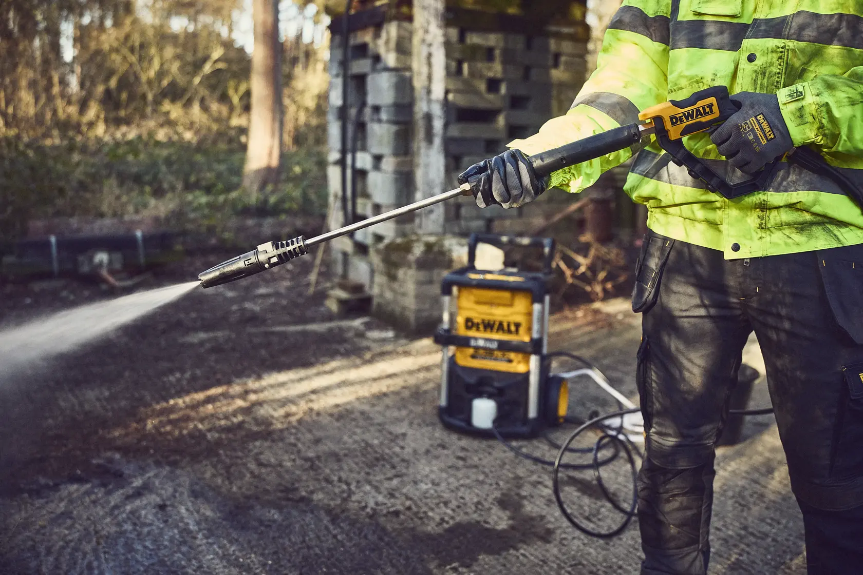 2x18V XR Högtryckstvätt utan batteri & laddare