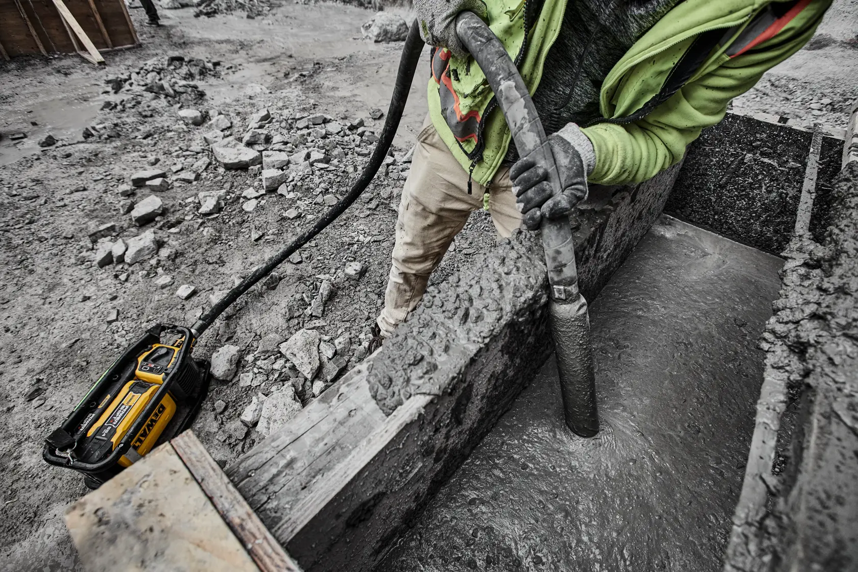 DEWALT POWERSHIFT™ POWERPACK Betongvibrator