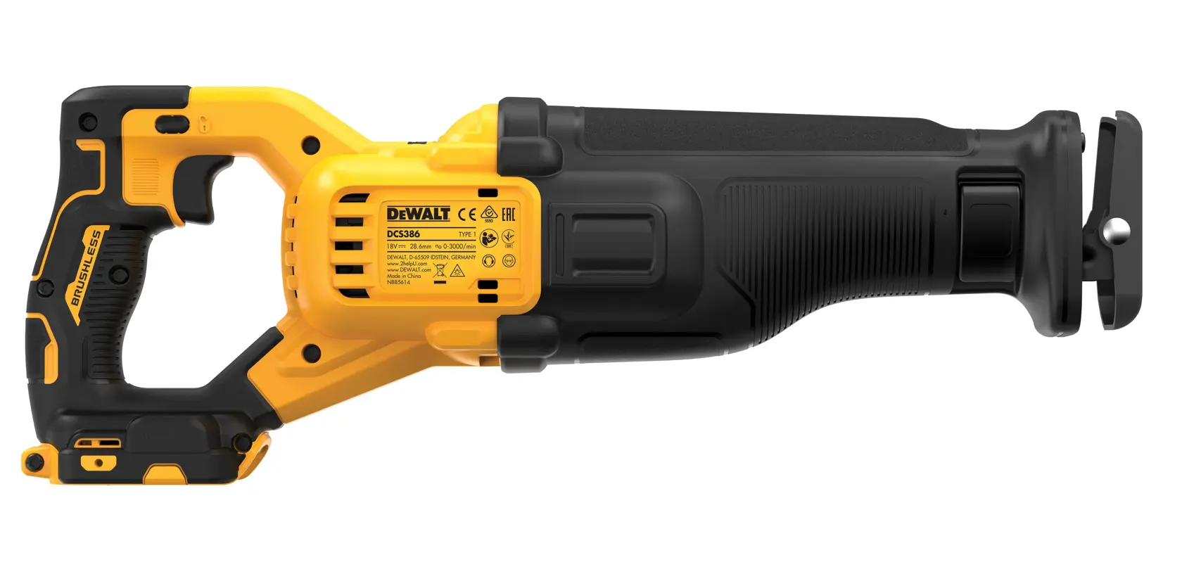 18V XR tigersåg Pack ID - utan tillbehör
