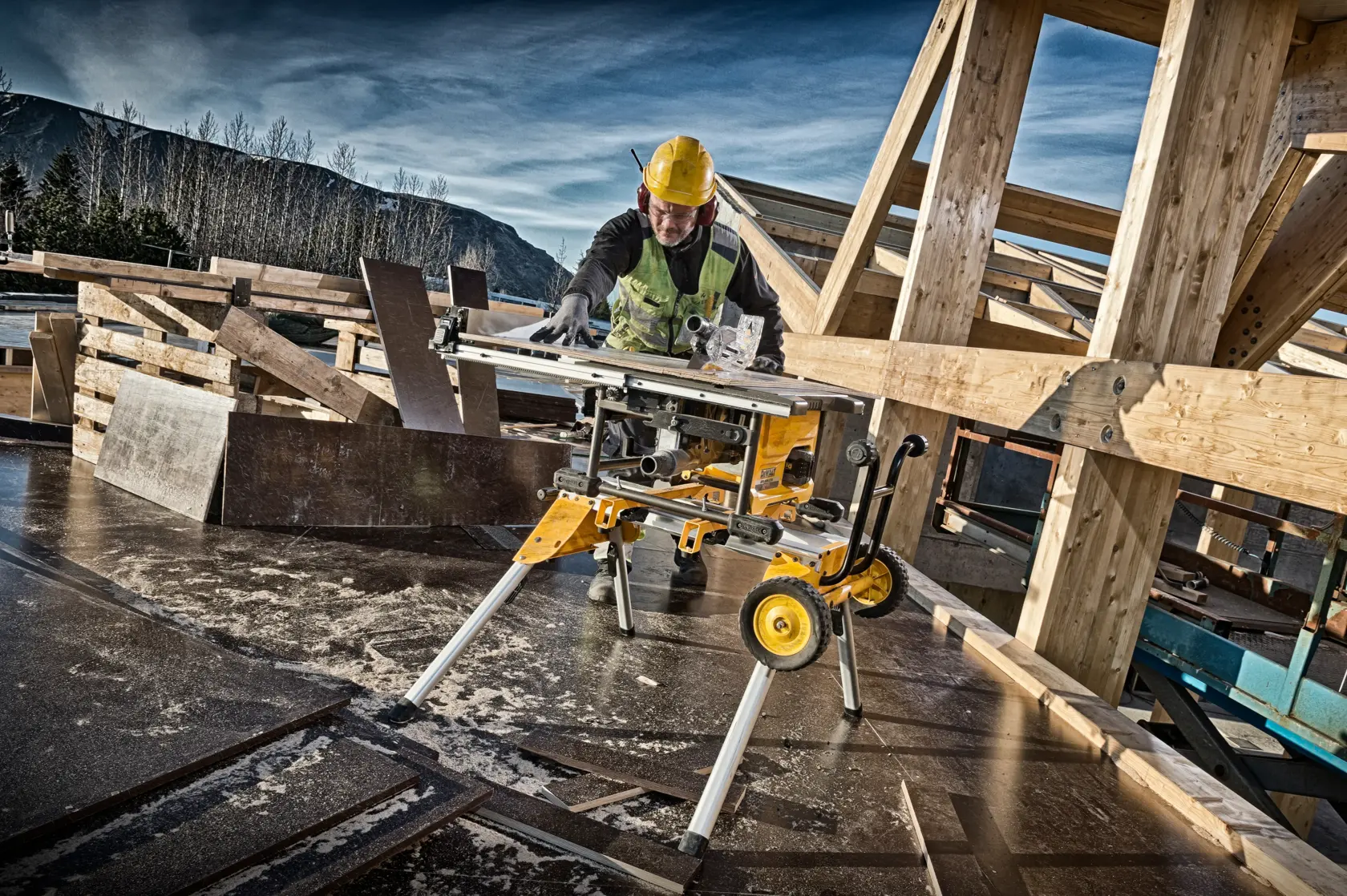 54V XR FlexVolt bordsåg (utan batteri)
