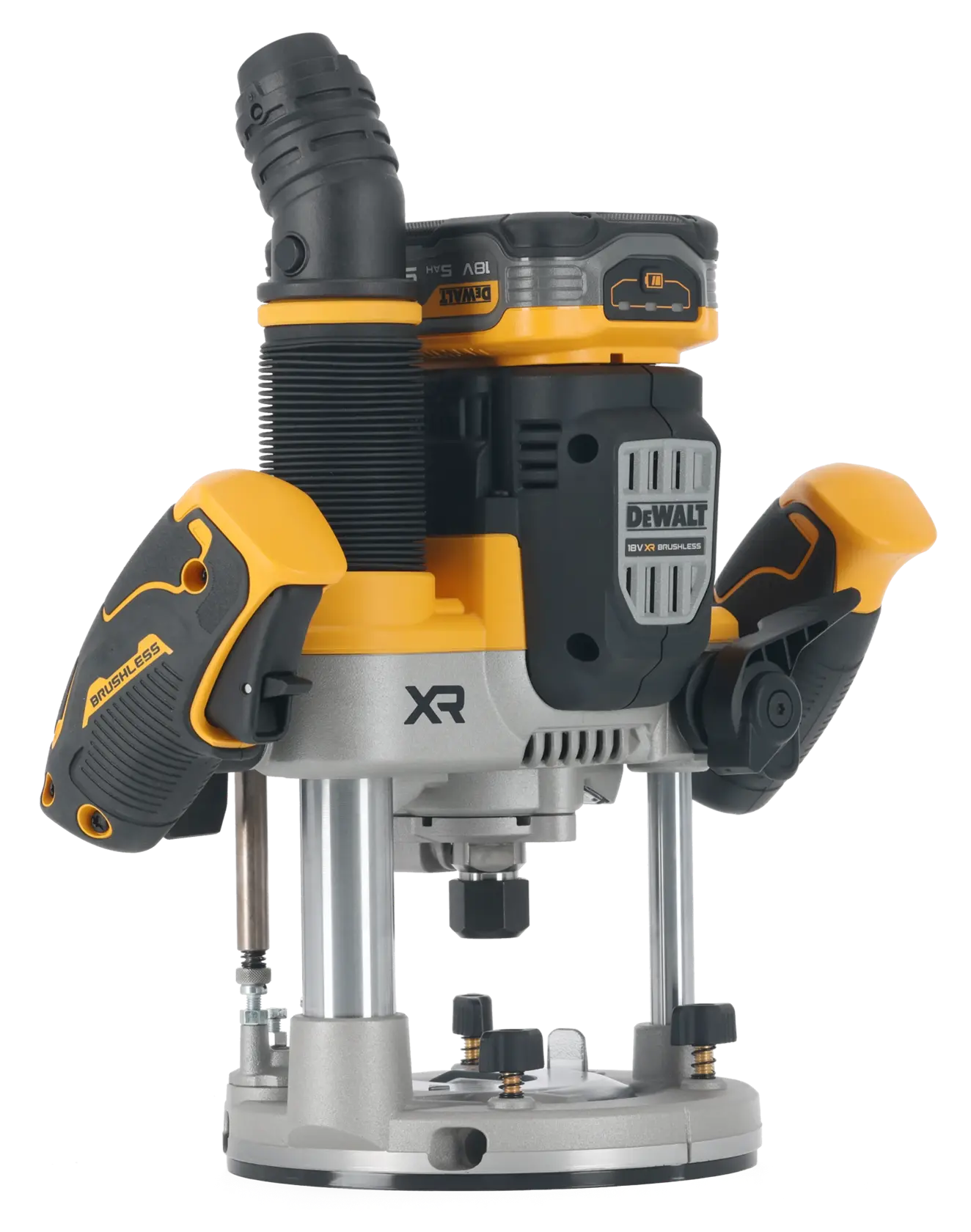 18V XR kolborstfri 1/2" 70mm handöverfräs- 2 X POWERSTACK 5AH