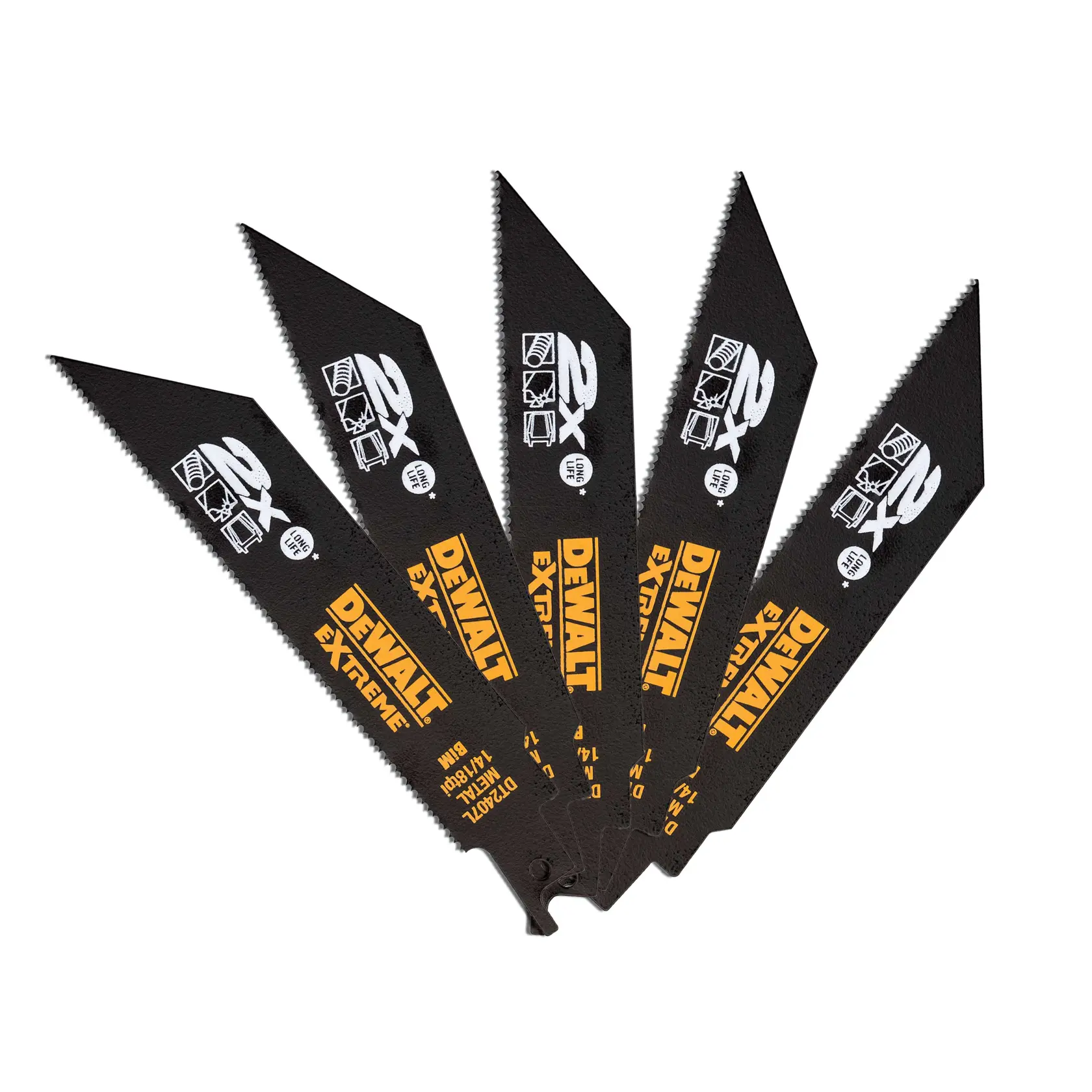 Graphic showing DEWALT XTREME Sub-Compact Series branding with the slogan 'Compact and Performance Packed' on a yellow background.