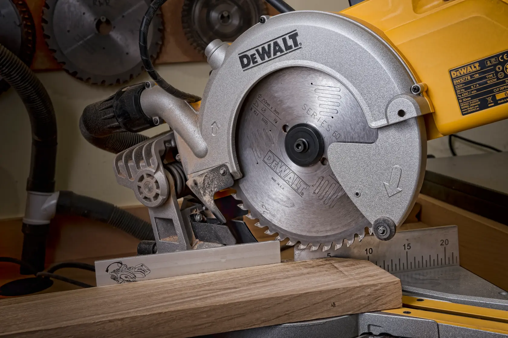Graphic showing DEWALT XTREME Sub-Compact Series branding with the slogan 'Compact and Performance Packed' on a yellow background.
