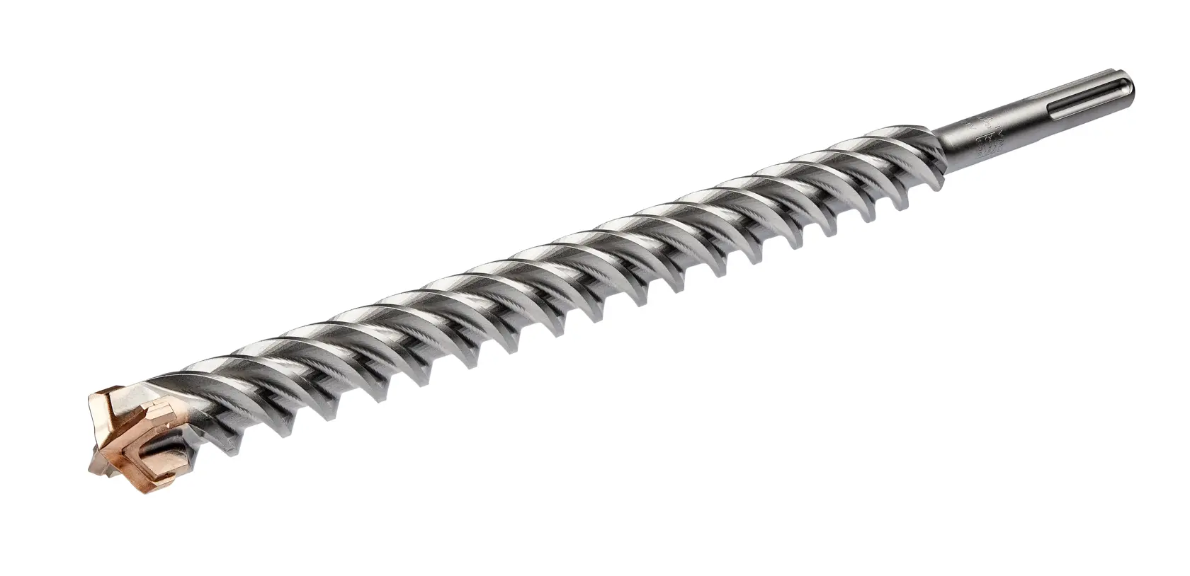 Broca en espiral DEWALT con vástago SDS para taladrar hormigón y piedra.