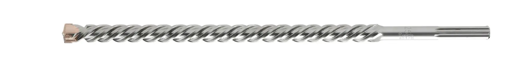 Metal DEWALT DT9446 drill bit with spiral design, used for masonry and concrete drilling.