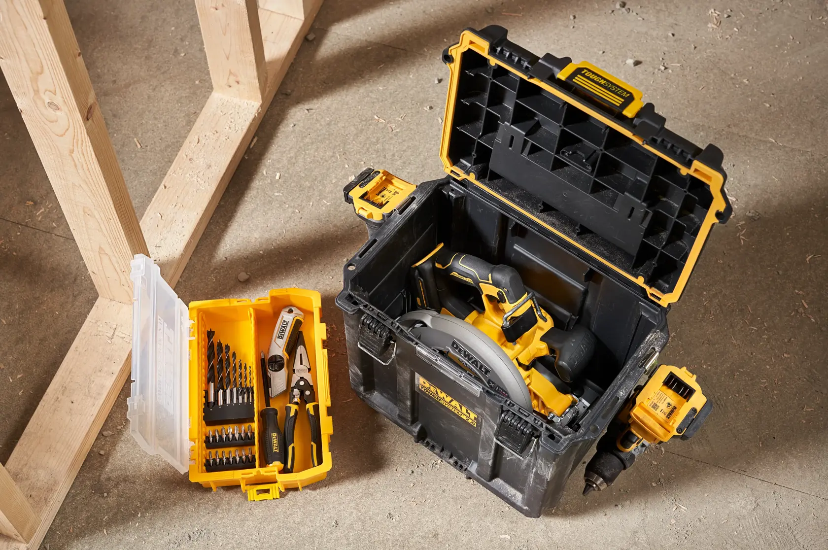 TOUGHSYSTEM® 2.0 Djup förvaringslåda halvbredd